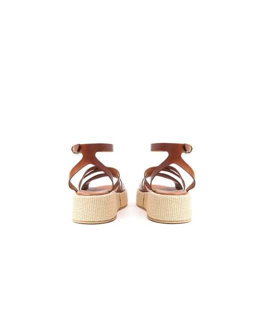 Mavette Brown Rimini Flatform Sandal