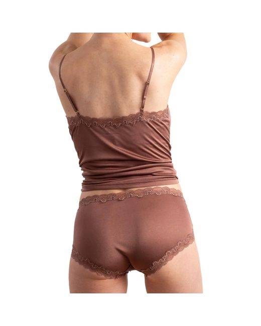 Uwila Warrior Brown Soft Silk Briefs