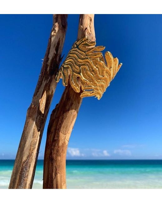 Sophie Simone Designs Gray Cuff Coral