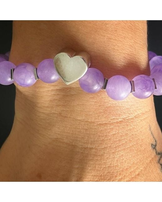 Ebru Jewelry Purple Love Bracelet
