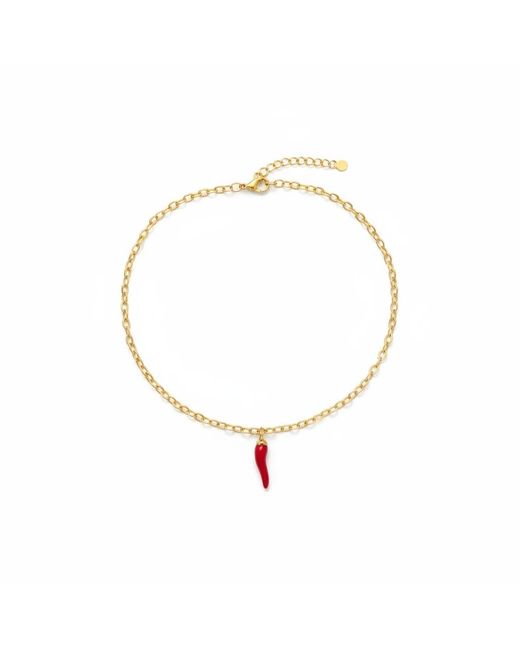 By Virgo Metallic Corno Necklace