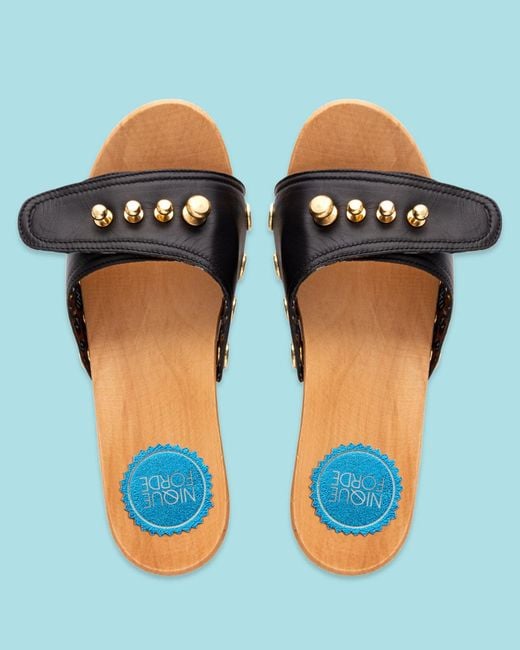 Nique Forde Black Raven Lucille Sandals