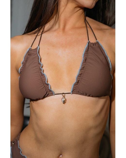 IVY SWIMWEAR Brown Capri