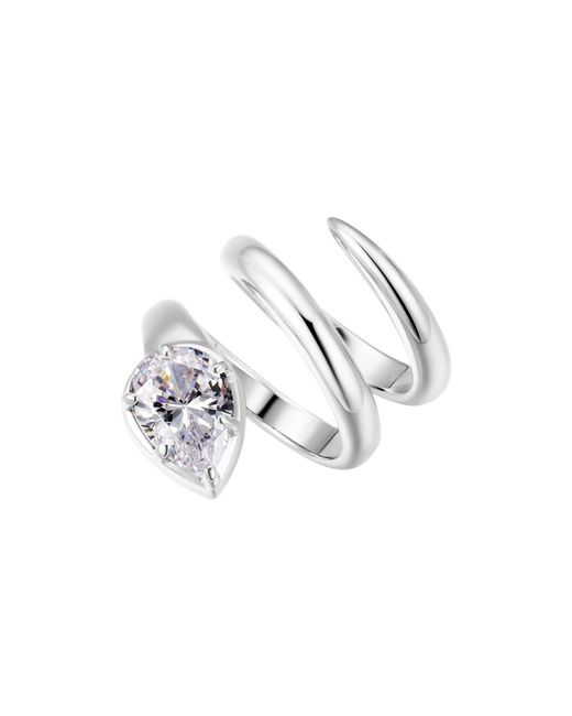 Onewildone Metallic When You Know You Know Twisted Snake Pinky Ring