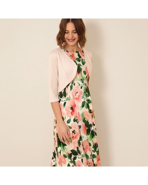 Alie Street London Green Luna Midi Dress Peony