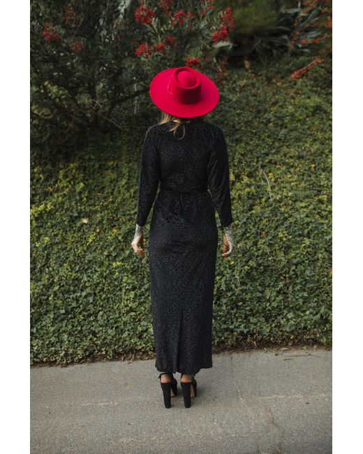 Jennafer Grace Black Of The Night Twist Dress