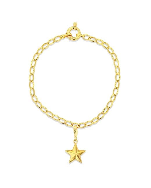 True Rocks Metallic Mini Star Charm 18Kt Plated for men