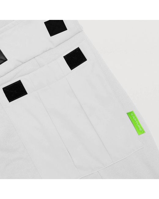 Kapture White Travel Jogger Pants