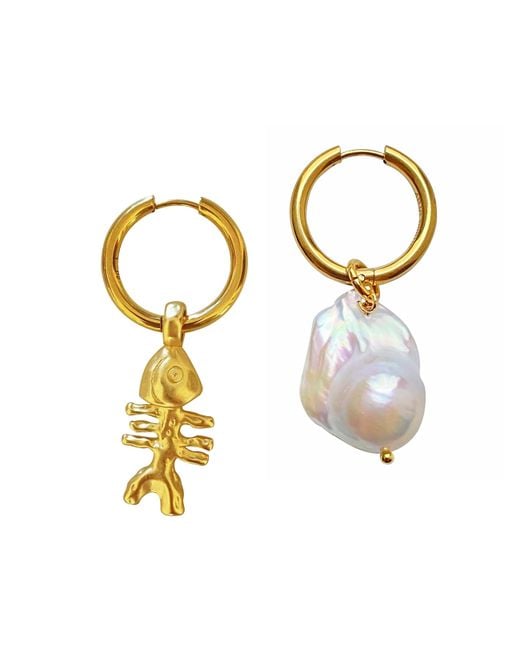Smilla Brav Metallic Earrings Hydra