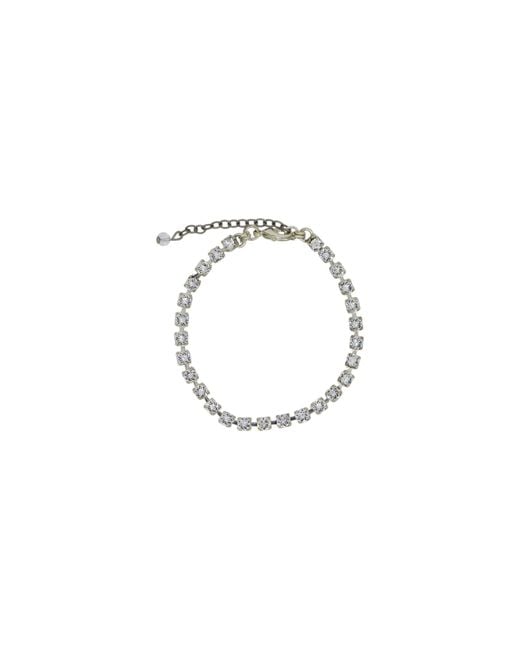 Vicki Sarge Black Neutrals The Clear Tennis Bracelet