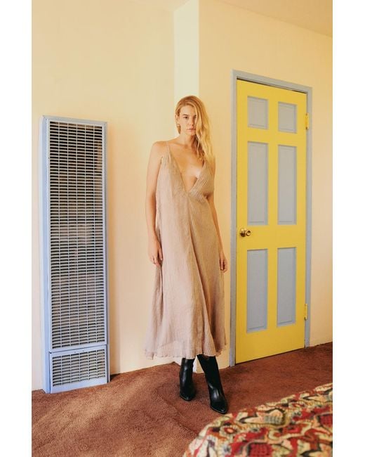Pcfg Brown Neutrals Long Dress