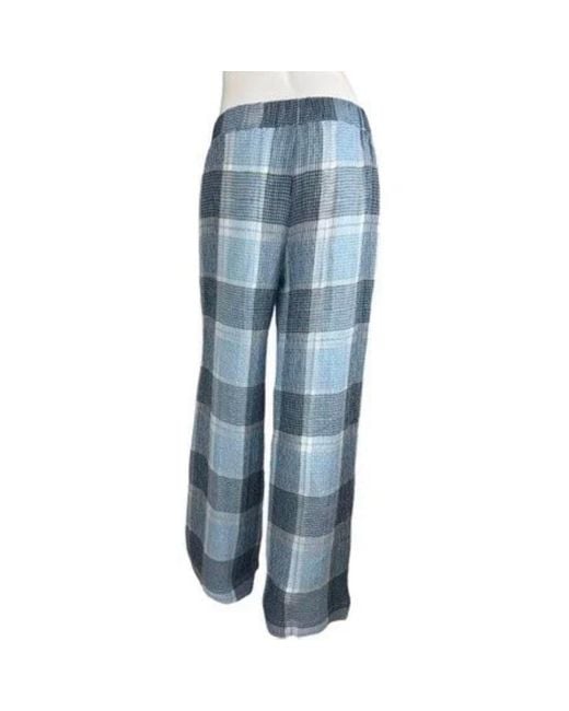 SNIDER Blue Plaid Clarity Pant