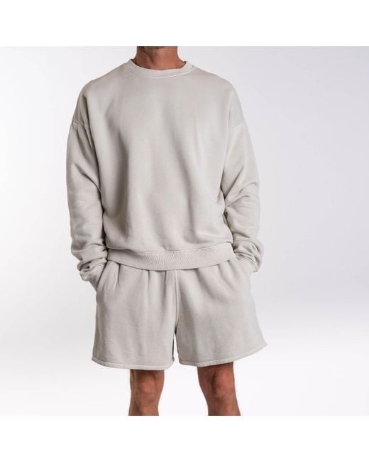 Ariko Gray Sandstone French Terry Day Short