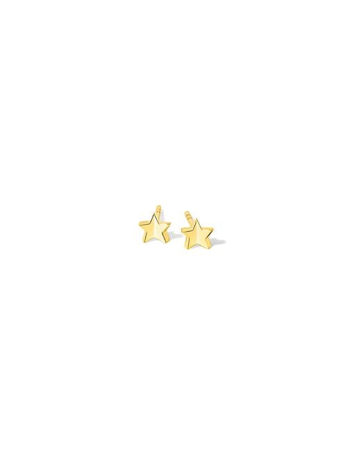 Minnie Lane Metallic Alice Star Studs