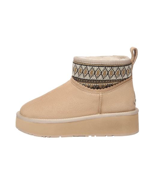 EverAu Australia Natural Neutrals Plover Ankle Platform Boots