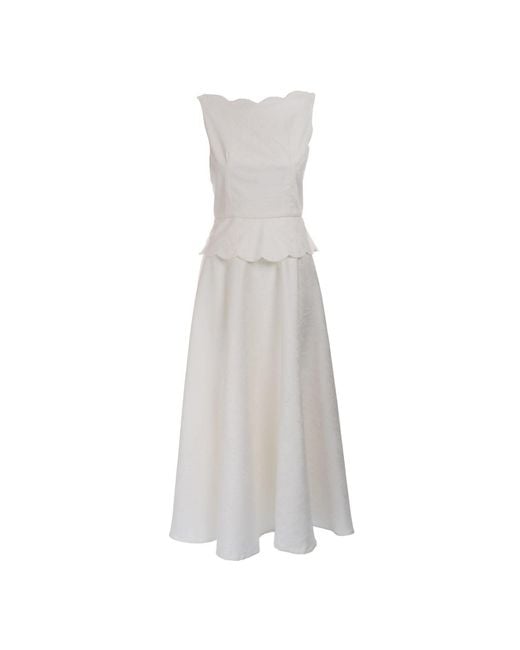 Sofia Tsereteli White Echoed Elegance Gown