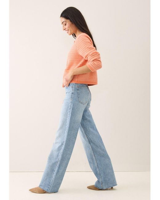 Loop Cashmere Pink Crew Neck Cardigan