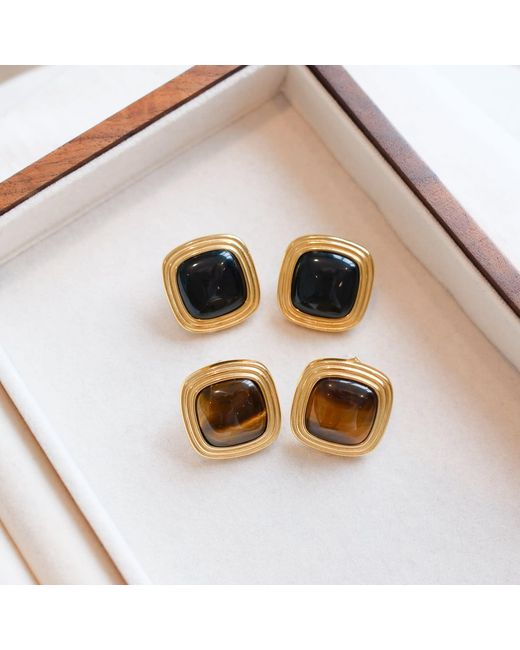 Miss Cecilia Multicolor Midnight Luxe Ear Studs