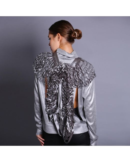 Silvia Serban Gray Multifunctional Accessory