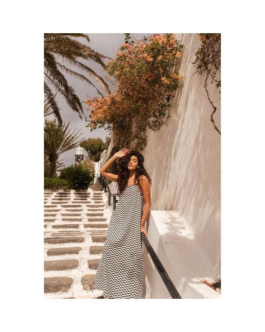 Paisie Multicolor Spaghetti Strap Swing Dress