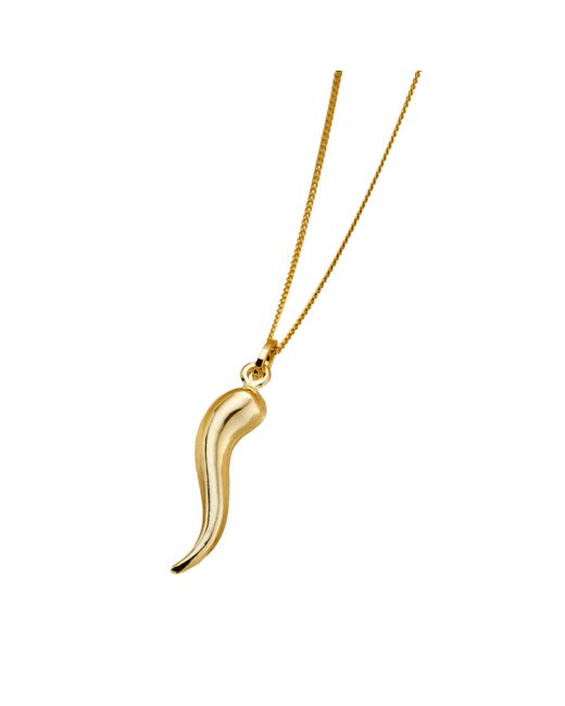 Posh Totty Designs Metallic 9Ct Horn Charm Necklace