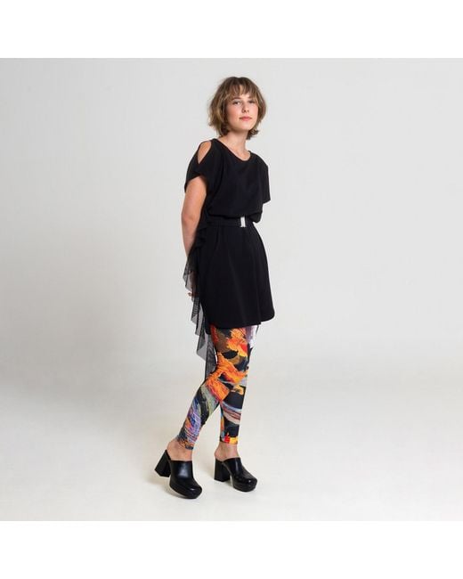 ARTISTA Blue Revolution Printed Leggings