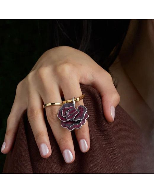 Onia Purple Shadow Bloom Charm