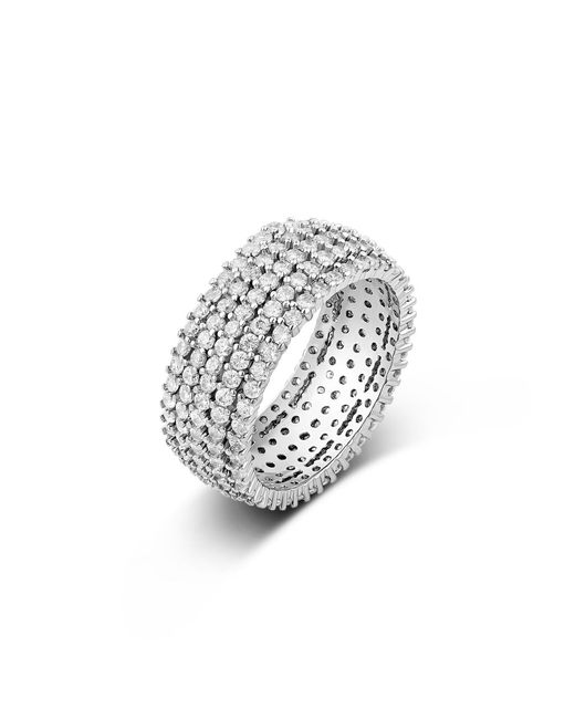 SHYMI White Pave Cigar Ring