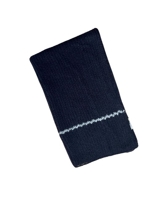 Heritagemoda Blue Neutrals Handknit Soft Premium Alpaca Ski Scarf