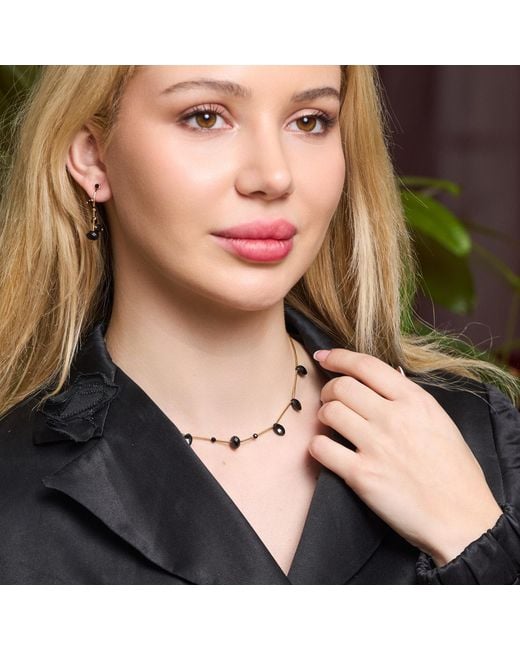 Corina Mardari Jewelry Metallic Spinel Filled Chocker Necklace
