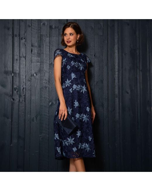 Alie Street London Blue Charlotte Lace Dress