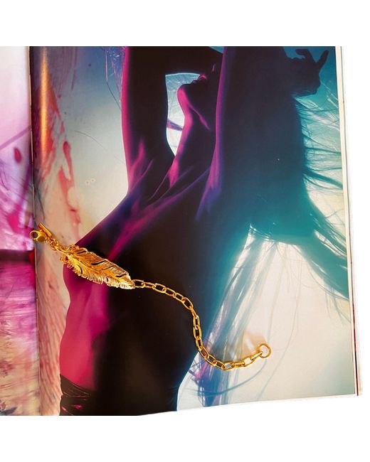 Jaredjamin Metallic Plume Bracelet for men