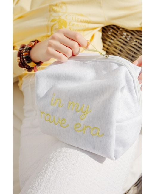 Rave on Trend White Rave Pouch