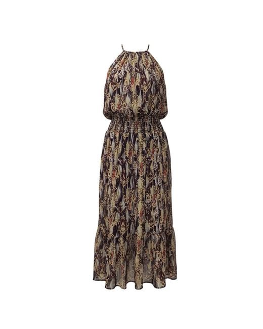 Nooki Design Brown Freda Printed Maxi Dress-Multi