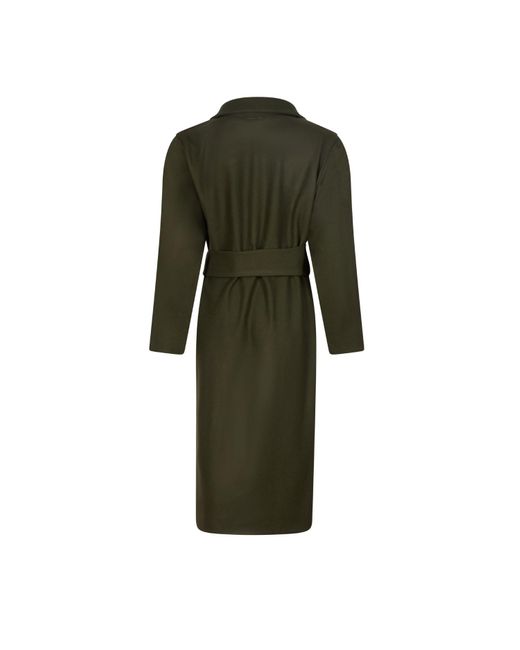NUMBAT Green Ivy Long Coat With Removable Belt