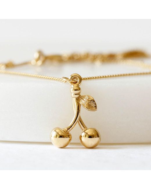 Lee Renee Metallic Cherry Bracelet
