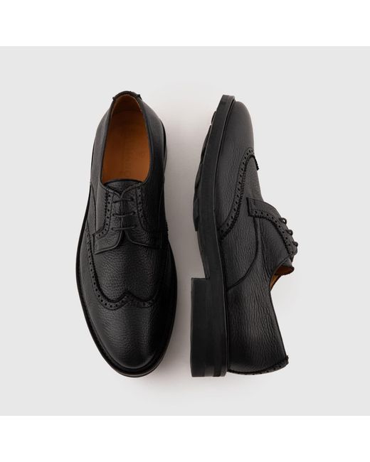 Mariano Shoes Black Vade Derby for men