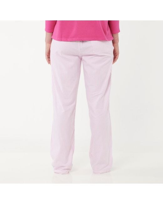 Lounge Pink Soft, Breathable Organic Brushed Cotton Loungewear Trousers