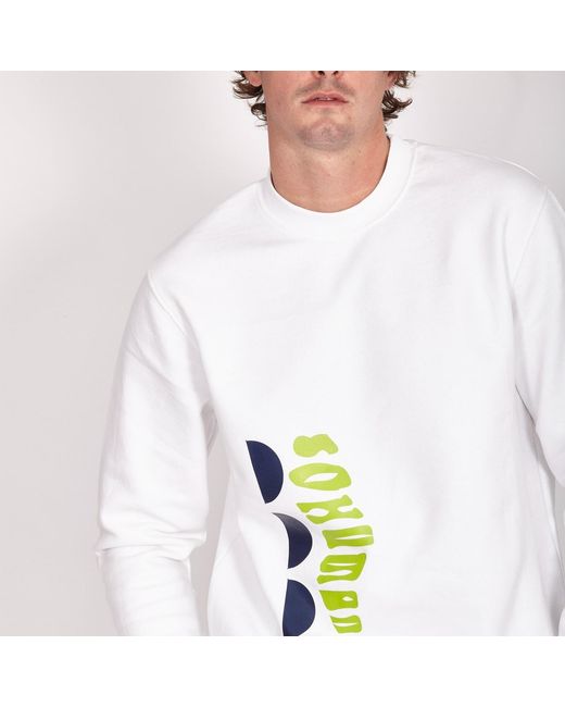 SOHUMAN White Aliu Organic Cotton Sweatshirt
