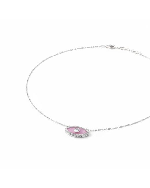 By Virgo White Evora Necklace