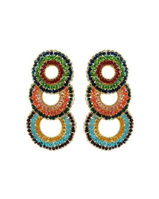 Lavish by Tricia Milaneze Multicolor Gush Handmade Earrings