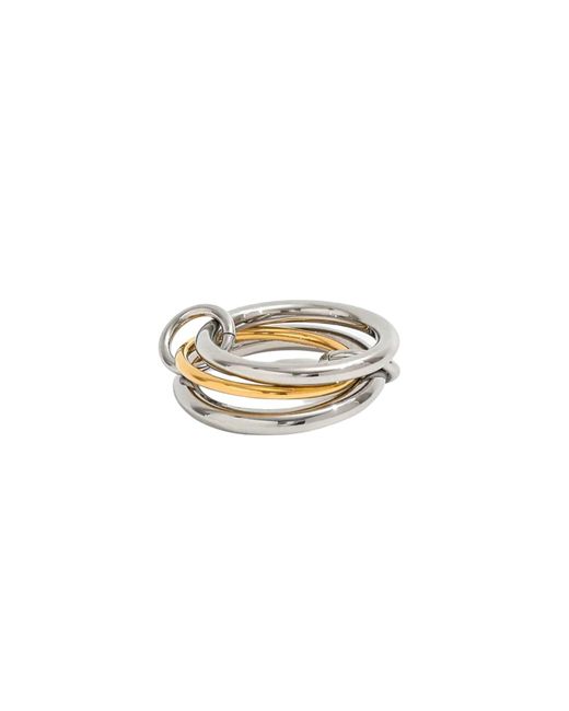 Olivia Le White Evelyn Mixed Metal Stack Ring