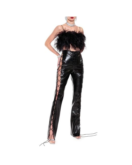 AGGI by HALEWSKI Black Jo Rich Vegan Leather Pants