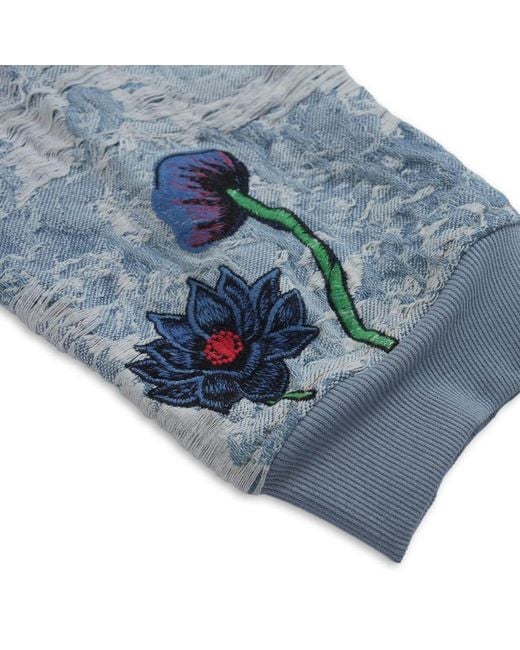 VERYRARE Blue Dark Lotus Hoodie for men