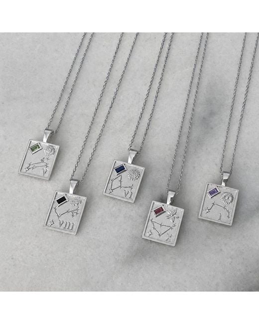 Cier Metallic Taurus Zodiac Necklace