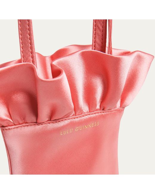 Lulu Guinness Pink Satin Hand Bag