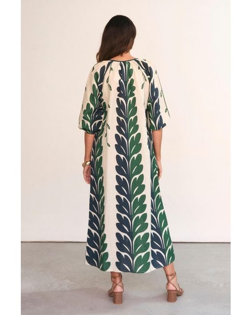 Adrift Clothing Green Winnie Tunic Dress