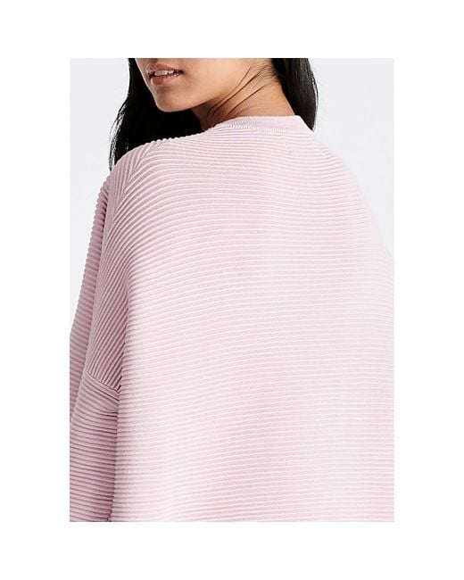 Paisie Pink Ribbed Jumper