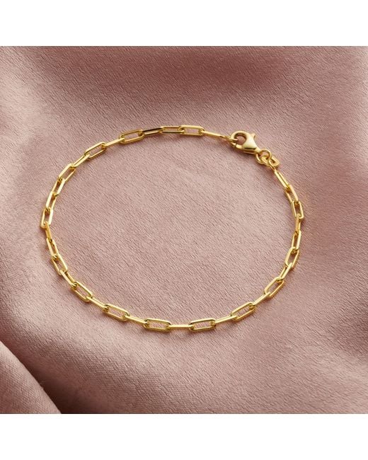 Posh Totty Designs Metallic Gold Plated Chain Link Bracelet