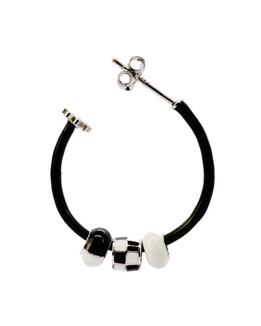 Pinnole Black Dalmata Earring Mix